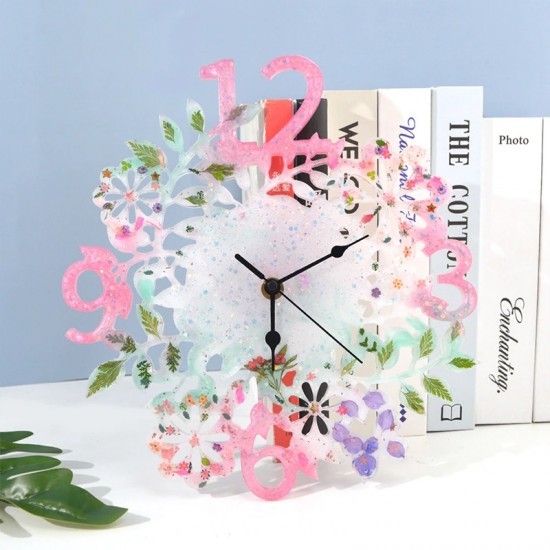 Floral Clock Mold
