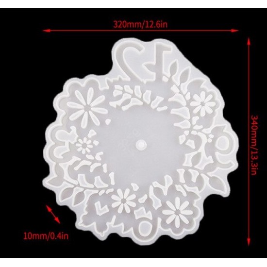 Floral Clock Mold