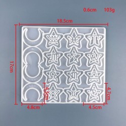 Zodiac Star Moon Mold