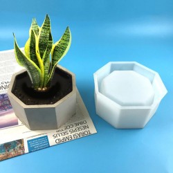 Large Hexagon Pot Mold
