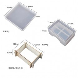 Square Coaster With Coaster Storage Box Mold