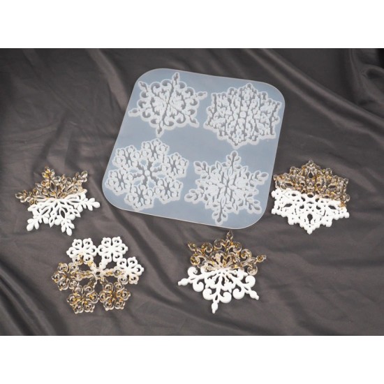 Snowflake Coaster Silicone Mold