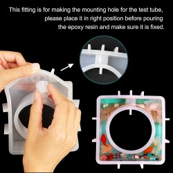  Square Test Tube Vase Silicone Bracket Silicone Mold
