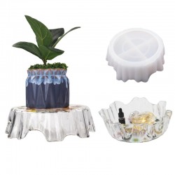 Irregular Tray Flower Pot Shelf Mold