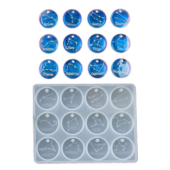 12 Sunsign constellations Mold 12 Sunsign constellations Mold