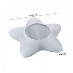 Wave Dot Starfish Jewelry Dish Silicone Mold