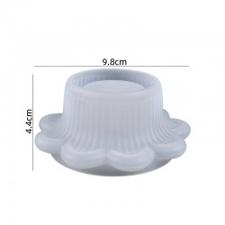 Flower Candle Holder Storage Box Mold