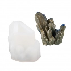 Crystal Cluster Stone Mold 3