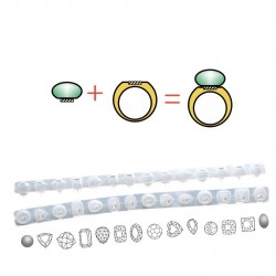Crystal Epoxy Resin Mold Faceted Gem Ring Mold