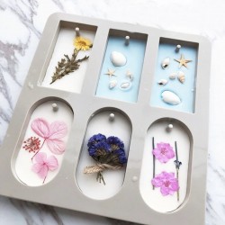 DIY Silicone Clay Aromatherapy Tablets Molds