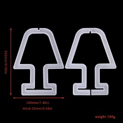 DIY Table Lamp Bracket Silicone Mold 