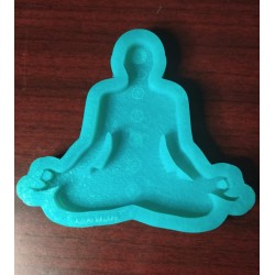 7 Chakra Lotus pose Mold