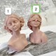 Girl Portrait Sculpture Silicone Mold