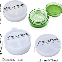 Loose Powder Container Silicone Mold
