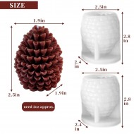 Pine Cone Silicone Candle Mold