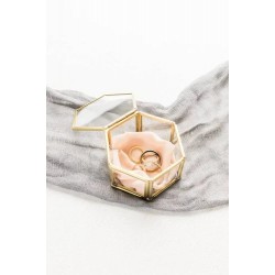 Hexagon Glass Box