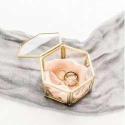 Hexagon Glass Box