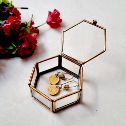Hexagon Glass Box