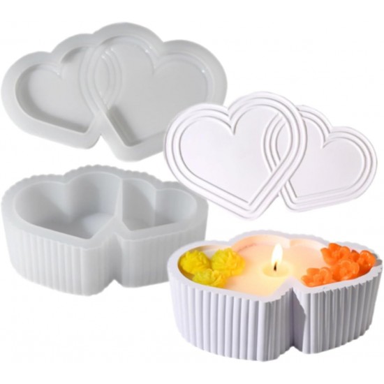 Double Heart Storage Mold