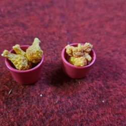 Miniature Chicken Leg and Popcorn Mold
