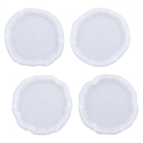 Irregular Round Coaster Mold
