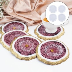 Irregular Round Coaster Mold