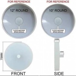 Clock Machine Space Mold