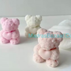 Rose Heart Teddy Mold