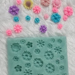 Mini Multi flower mold
