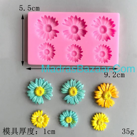 Assorted Daisy Mold