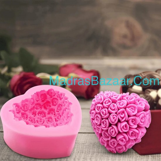 Heart Rose Mold