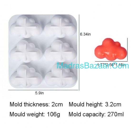 Cloud Shape Mold