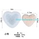 3D Heart Flower Mold