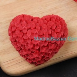 3D Heart Flower Mold