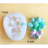 Tulip flower Bouquet Mold
