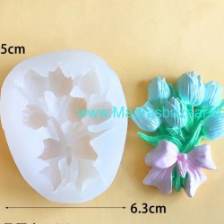 Tulip flower Bouquet Mold