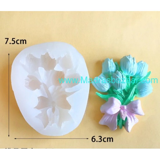 Tulip flower Bouquet Mold