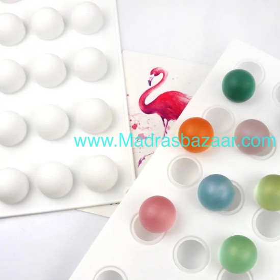 15cavity Ball Grape Soap Mold