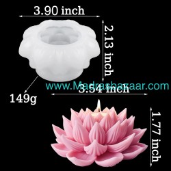 Lotus Valentine Candle Mold