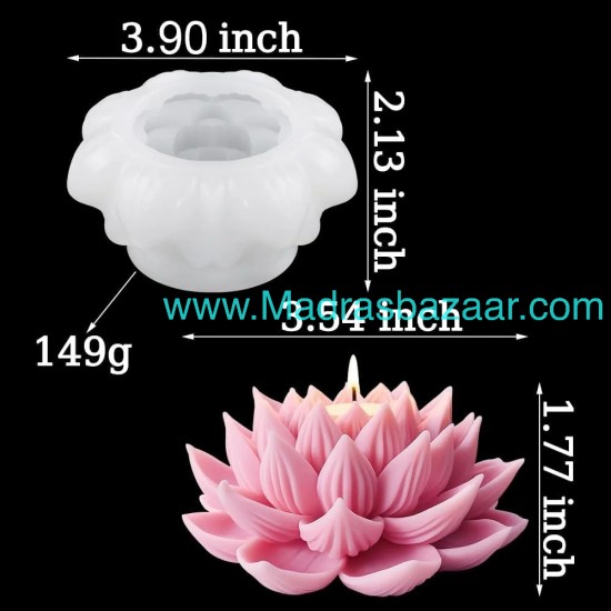 Lotus Valentine Candle Mold