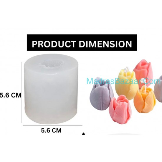 Tulip Big candle Mold