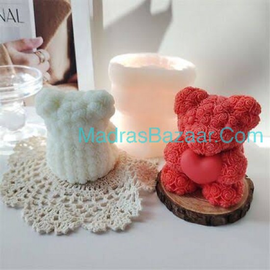 Rose Heart Teddy Mold