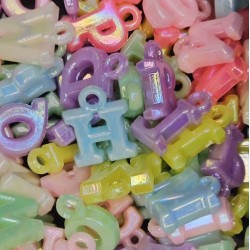 Hanging Alpahbet Beads
