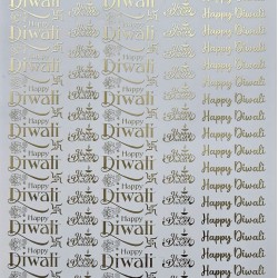 Diwali Embossed Sticker