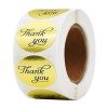 Gold Thank you sticker 