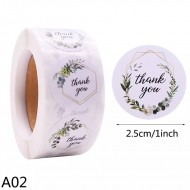 Green Thank you Sticker