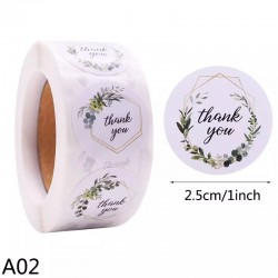 Green Thank you Sticker