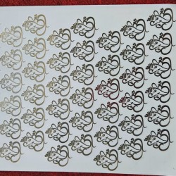 Ganesh Sticker Metal