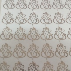 Ganesh Sticker Metal