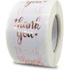 Rose Gold Thank you sticker